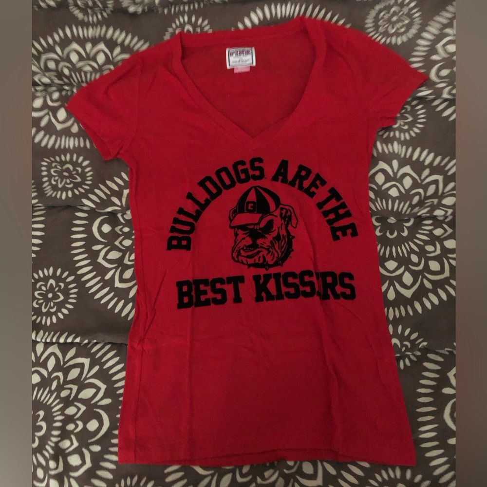 VS Pink Bulldog tee